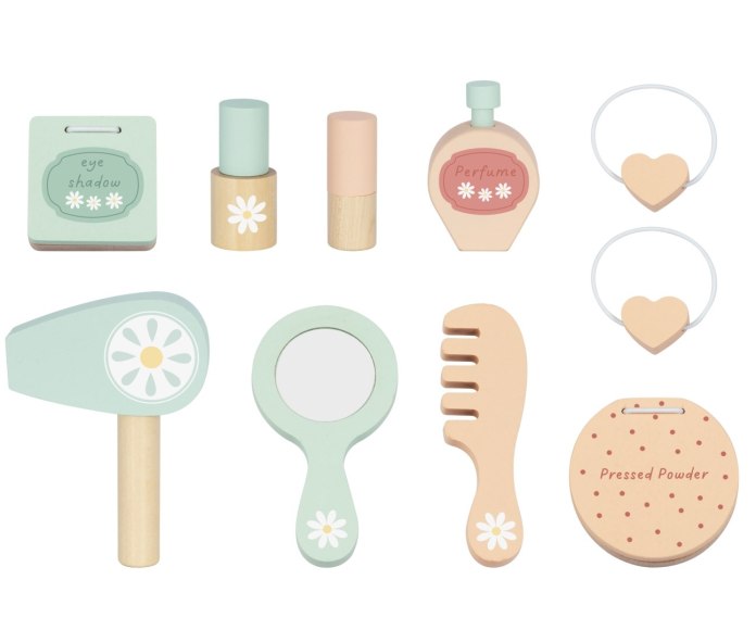 Toaletka dla dziewczynki drewniana, zabawka, różowa, Motyl, TToy wiek 3+